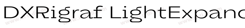 DXRigraf LightExpand字体转换 DXRigraf LightExpand字体转换